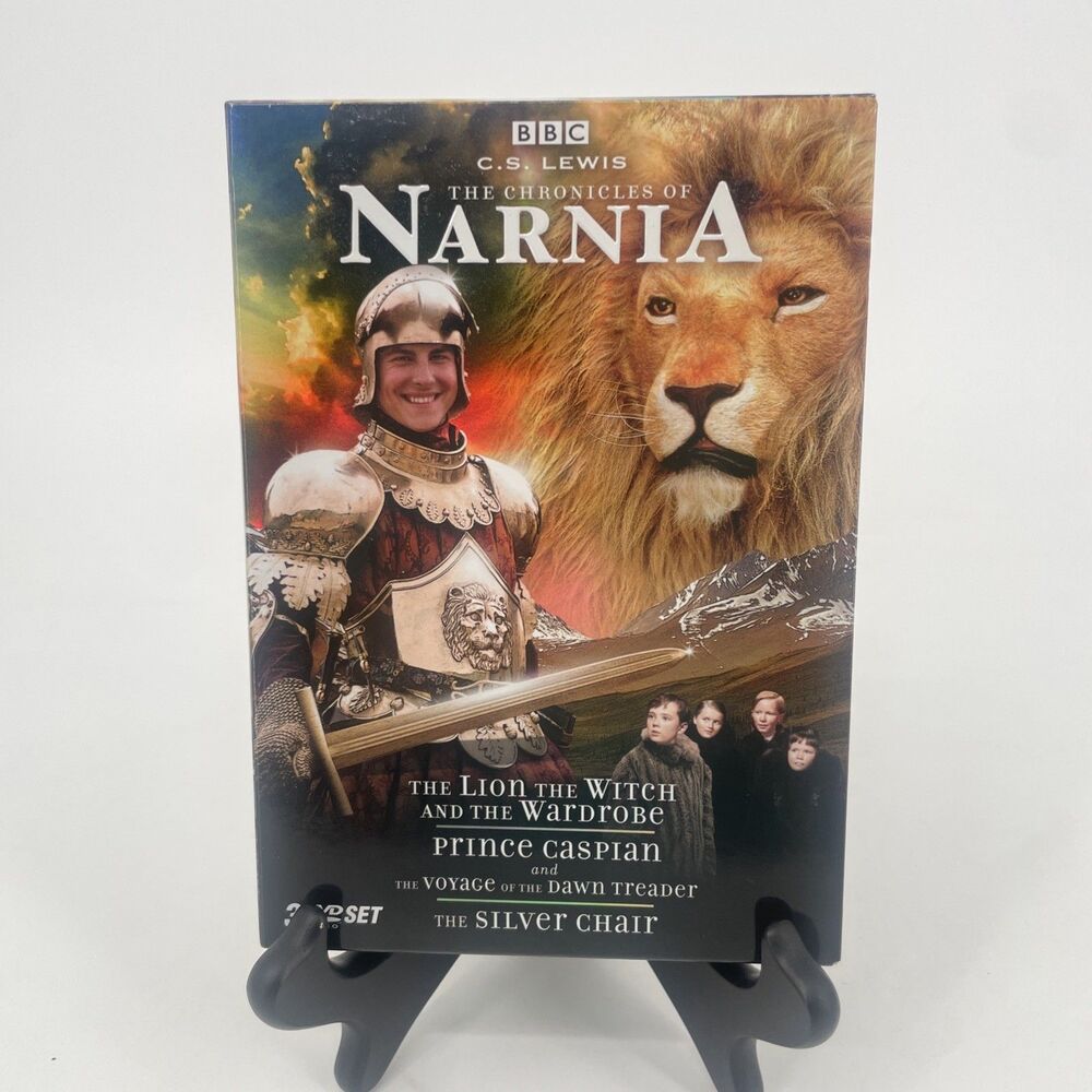 Chronicles of Narnia Box Set DVD 2008 3-Disc Set Remastered BBC Inserts